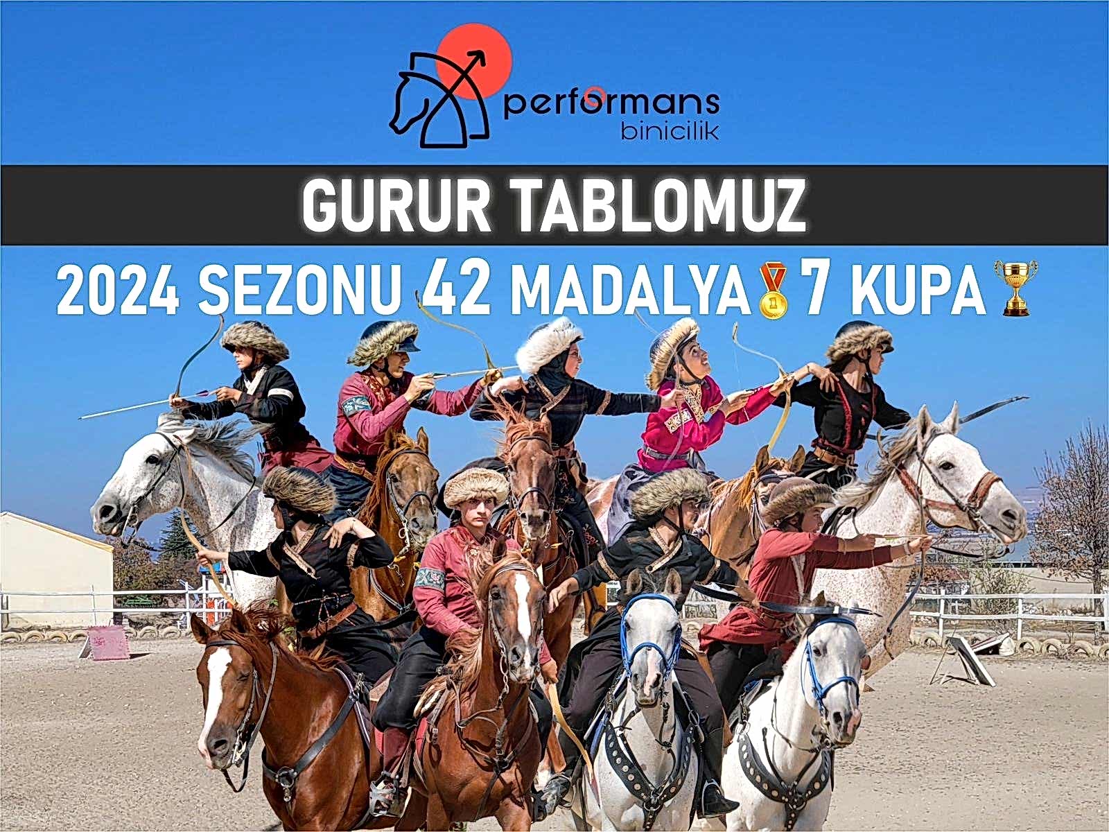 Gurur Tablomuz: 2024 sezonunda 42 madalya 7 kupa